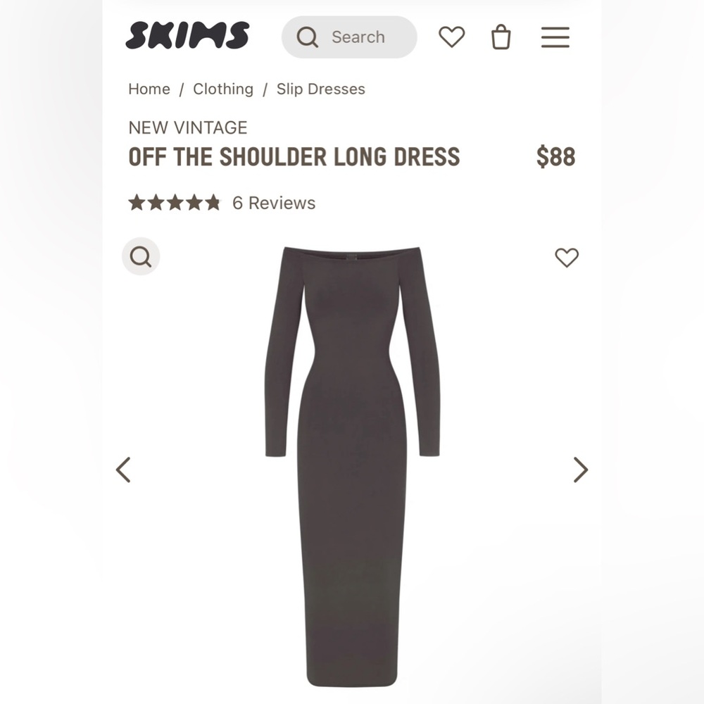 New Vintage Off Shoulder dress